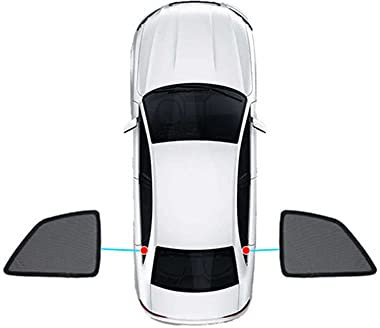 QUGOO Parasoles para Coche para Audi A3 Hatchback 8P 2003-2007 2008 2009 2010 2011 2012 Parasol Ventana Lateral Coche Protección UV Protección Privacidad Interior Accesorios,2-Triangular-Windows