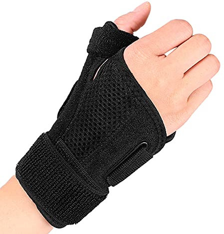 Offtrte Thumb Splint & Wrist Brace, Wrist Support for Tendonitis, Arthritis,Trigger Thumb Relief Pain Fits Men and Women