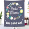 TDDKFB Personalisierte Decke für Mutter Geschenk zum Geburtstag,Geschenke für Mama,Kuscheldecke Flauschige An Meine Mama von Sohn und Tochter,Flauschige Fleecedecke130x150cm