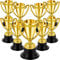 Mini trophées en vrac pour enfants, petits trophées en plastique doré léger de qualité supérieure, parfaits pour les tournois sportifs, les récompenses scolaires et les cadeaux de fête