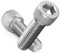 AMLOOPH M4 Screws, M4 X 8mm Allen Socket Head Cap Screws/Bolts - 4mm Diameter Fully Threaded Bolts 8mm A2 Stainless Steel Long Hex Socket Bolt Coarse (Pack Of 20)