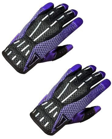 CS GO Handschuhe Cosplay Prop Vollfinger Sport Motor Reiter Handschuhe Camping Ski Zubehör für Cs Go Fans, Pandora lila, Einheitsgröße