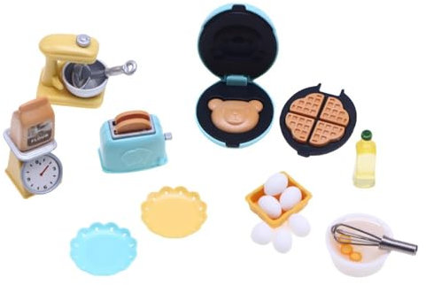 MagiDeal 1:12 Puppenhaus Küchenset Miniaturmöbel Spielzeug Kinder Rollenspiel Küchengeräte Spielzeug für Kinder, Stil A