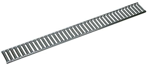 Briconess.com Griglia di Chiusura per canalette drenaggio d'Acqua Compact - 10x100 Polipropilene