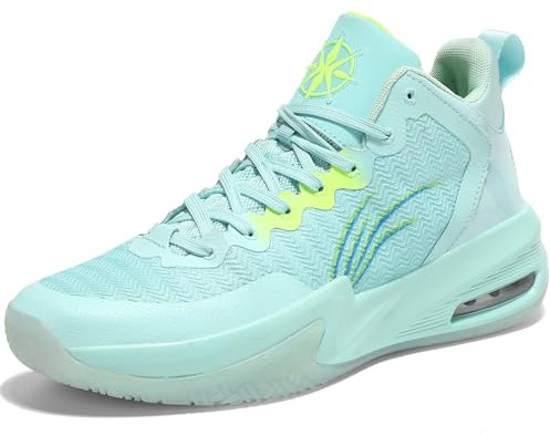 WOWEI Herren Basketballschuhe Sportschuhe Stoßdämpfung Atmungsaktiv Basketballschuhe Herren Leichte Turnschuhe Laufen rutschfeste Sportliche Gym Sneaker (BSK-F31, 39EU)