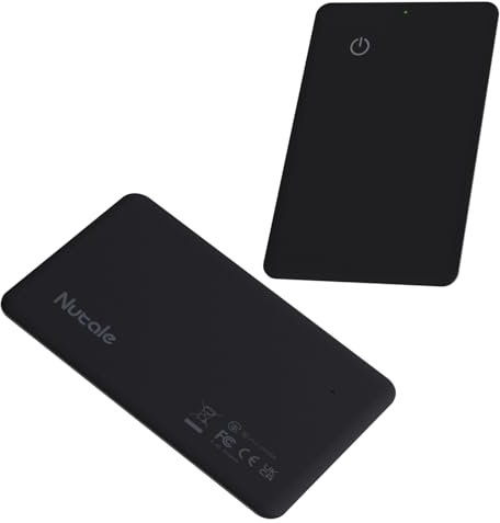 Nutale Wallet Tracker Schlüsselfinder Card Geldbörsen Finder(iOS NUR) - Kleiner Dünner Geldbeutel Funktioniert mit Apple Wo ist? - Wasserdicht mit bis zu 3-Jahres-Akkulaufzeit