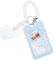 Amaxiu Acryl Kpop Fotokartenhalter, Transparentes Liebesherz Kawaii Ausweishalter Niedlicher Schlüsselanhänger Anhänger Bankkarte Buskarte Studentenausweis Ausweishalter für Mädchen und Frauen(Blau)
