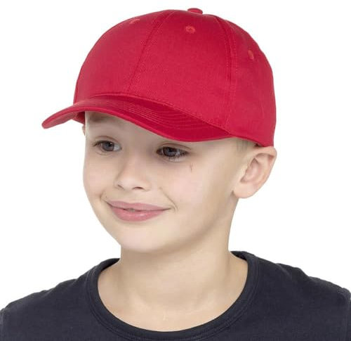 A2Z 4 Kids Girls Boys Baseball Cap Trucker Sun Protection - Baseball Cap AZ4652 Red One Size