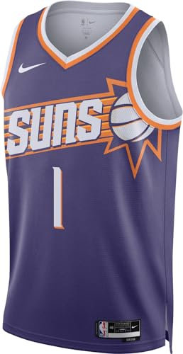 Nike Top Phoenix Suns Herren Dri-Fit Swgmn JSY ICN, New Orchid/Booker Devin, DV4855-566, S