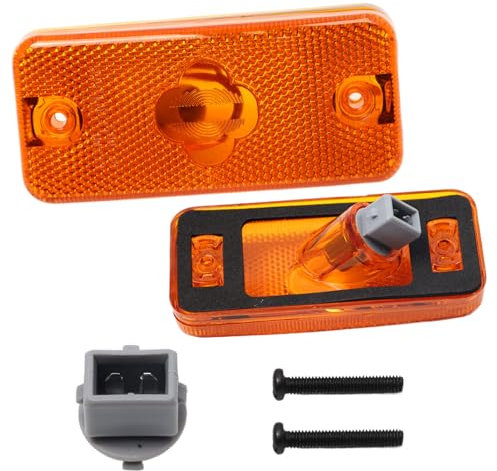 YananAC Seitenmarkierungsleuchten Positionleuchten Orange Galben Reflektor Links Rechts Reflektor 71749250 für Ivec0 Daily Citroen Relais Fiat Ducato Peugeot Boxer 2006 41200664