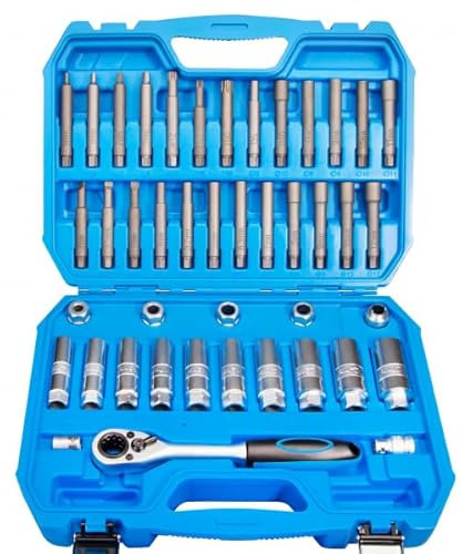 Stahl-Faust Stoßdämpfer Federbein Domlager Werkzeug Satz 43-teilig