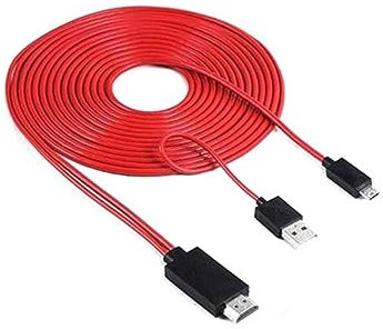 HOMSFOU Micro-usb-adapterkabel Für Hdtv Av Tv-kabeladapter Unterstützung Hohe Datenübertragung Plug-and-play Einfach Zu Bedienen Fernbedienung Steuerung Inhalte Smartphone