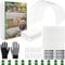 Tunnel pour plantes arche 2,5 x 15 m - Moustiquaire - Tunnel en film pour lits surélevés - Filet à légumes - Jardin - Filet de protection pour plantes - Légumes - Filet de jardin - Filet anti-insectes