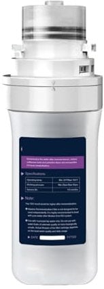 Untertisch Wasserfilter, H1-A alkalischer Remineralisierungsfilter unter der Spüle, Schnellknopf-Umkehrosmosesystem,für unter die Spüle im Haushalt(Changefilter)
