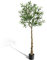 LEADZM Olivier Artificiel 150cm en Pot Fausse Plante Verte Décoration pour Chambre, Salon, Balcon, Cour Jardin (150cm)