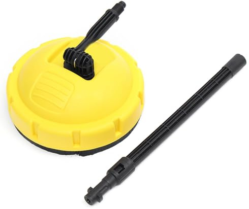 lvifloae Pressure Washer Surface Cleaner Brush Rotating Jet Wash Nozzle Pressure Washer Attachment Series Yellow 748g Accessories For Deck Wall Patio Driveway Paving