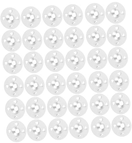 ABOOFAN 1 Juego Arandelas De Fijación Para Tableros De Espuma De Fáciles De Instalar Resistentes Y Multipropósito Para Aislamiento Y Fijación De Placas De Espuma 100 Piezas