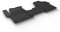 Satz Gummimatten kompatibel mit Citroen Jumpy / Peugeot Expert / Toyota Proace 2016- & Opel Vivaro Cargo 2019- & Fiat Scudo 2022- (G Profil 3-teilig + Montage-clips), Schwarz