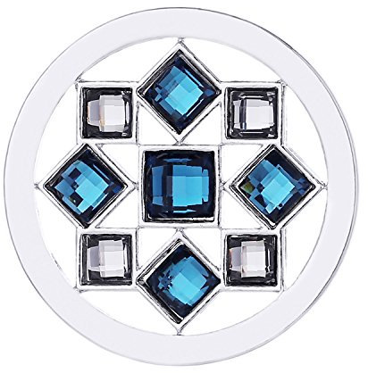 Morella Damen Coin 33 mm Retro Zirkonia