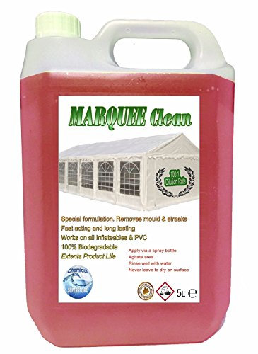 5 LITRE HEAVY DUTY MARQUEE/TENT/INFLATABLE/PVC CLEANER DEGREASER