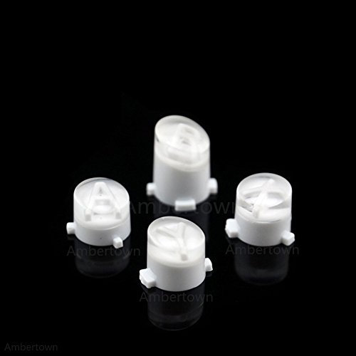 Bullet Buttons ABXY Mod Kit leve Joystick per Xbox One S Slim Elite Controll di ricambio (trasparente)