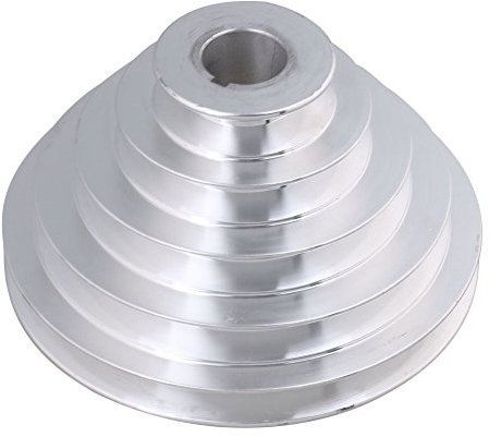 54mm bis 150mm Außendurchmesser 25mm Bohrungsbreite 12.7mm Aluminium 5-Stufen-Pagodenriemenriemen für einen Typ-Keilriemen