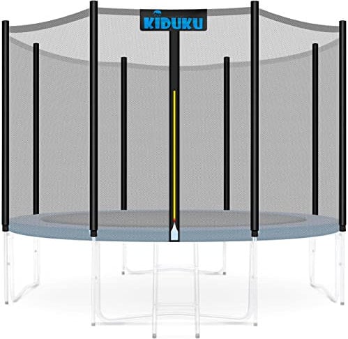 KIDUKU Trampolin Ersatznetz Sicherheitsnetz Trampolinersatznetz Ø 244 305 366 427 cm (305 cm - 6 Stangen)