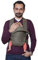 marsupi Babytrage - Neugeborene von der Geburt bis zu 15 kg - Baby Erstaustattung - Klett-Verschluss - Leicht und Kompakt ,Olive XL