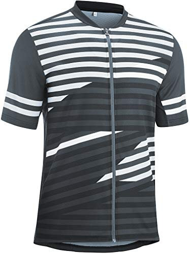 Gonso Agno Full-Zip Kurzarm Radshirt Herren grau