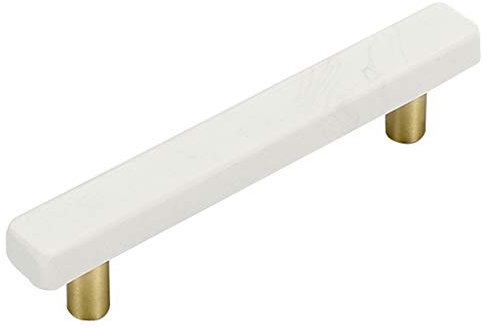 Knobs kitchen cabinets Traditional Cabinet Handle ,Light Luxury Drawer Bathroom Cabinet Knobs,Cabinet Door Marble Handle Pull,simple Wardrobe Grab Handles ( Color : White*8 , Size : 13.2*2.9cm )