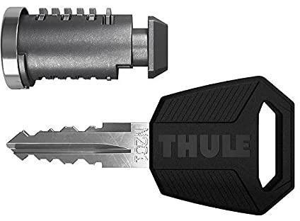 THULE Cylinder + Stahlschlüssel N244 für Erwachsene, Unisex, Mehrfarbig, Einheitsgröße