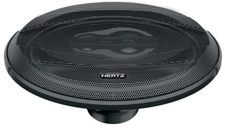Hertz SX 690 Neo.1 Paar 3-Wege-Koaxiallautsprecher 6x9, 260 W | wasserabweisendes Presspapier, Tetolon-Hochtöner 29 mm, 130 W RMS, 4 Ohm, 94 dB, inkl. Grills, Einbautiefe 85 mm