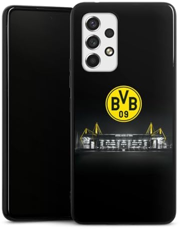 DeinDesign Silikon Hülle kompatibel mit Samsung Galaxy A53 5G Case schwarz Handyhülle BVB Stadion Borussia Dortmund