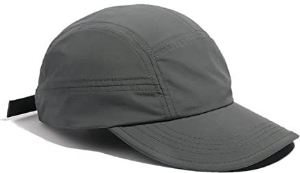 CLAPE 5 Panel Baseball Cap Schnelltrocknend Basecap UV Schutz Sport Kappe Quick Dry Running Cap Outdoor Sun Cap Unstructured Hats