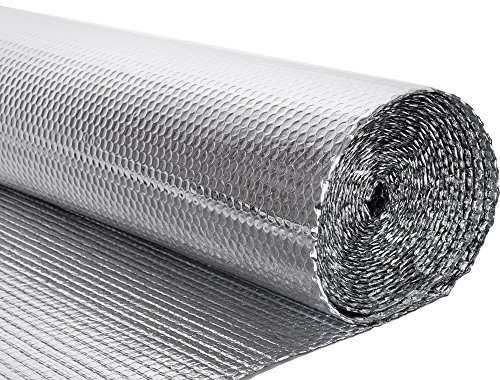 1.2*10m Aluminum Insulation Roll Double Foil Single Layer Air Bubble Roll for Roof /Loft /Wall /Home /Caravan