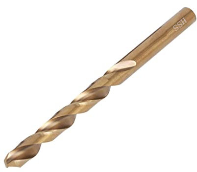 TA-VIGOR 12mm Straight Shank Twist Drill Bit, High Speed Steel M35 Cobalt Twist Drill Bit with 12mm Shank for Drilling Tool Stainless Steel Metal Plastic Wood