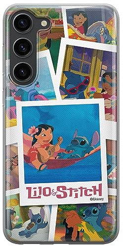 ERT GROUP Handyhülle für Samsung S23 Original und offiziell Lizenziertes Disney Muster Lilo & Stitch 001 optimal an die Form des Handy angepasst, hülle aus TPU