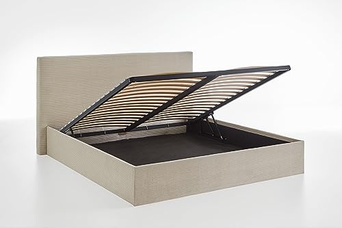 Atlantic Home Collection Bettrahmen Melody 140x200 mit Bettkasten und Lattenrost