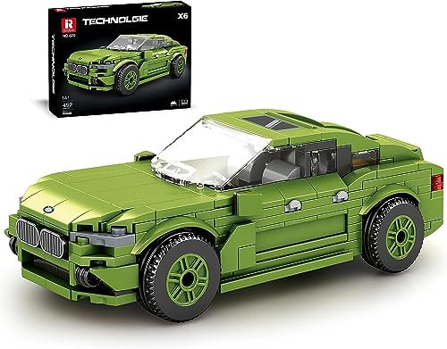 Technic Super Voiture de Sport, 452 Pièces Modèle de Voiture à Collectionner pour BMW X6, MOC Voiture de Sport Jeu de Construction, Bloc de Voiture Compatible avec Lego Technic