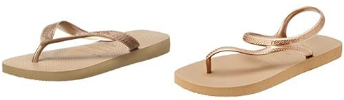 Havaianas Top Tiras, Tongs Femme, Or/Rose, 37/38 EU Flash Urban, Tongs Femme, Or (Rose Gold 3581), 37/38 EU