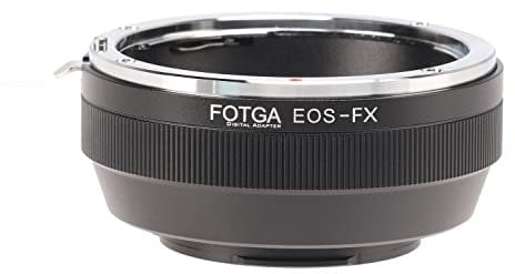 FOTGA EOS-FX Objektivadapter für Canon EOS EF EF-S Objektiv Kompatibel mit Fujifilm Fuji X-Mount Kamera Konverter auf X-H2,X-H2S,X-T5,X-T4,X-E4,X-T200,X-T100,X-A20,X-T30 II,X-T20,X-Pro3,X-Pro2,X-S10