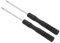 CoCud Mini Torx Screwdriver, T6 Size 80mm Length, Carbon Steel Small 6 Point Screwdrivers with Anti-Slip Handle - (Applications: for Glasses, Watch or Laptop), 2-Pieces