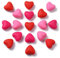 UR URLIFEHALL Lot de 30 perles focales en silicone 3 couleurs en forme de cœur pour la fabrication de bijoux, loisirs créatifs, décoration de cadeaux