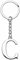 LUODAN Cadeau Femme Homme Porte-clés, Argent A-Z 26 lettre initiale pendentif porte-clés-Cadeaux Sœurs Amitié Collègue Papa Marraine Parrain idées Cadeaux Meilleur Ami Anniversaire (C)