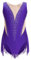 Yruioon Mädchen Turnanzug Glitzer Gymnastikanzug Ärmellos Ballettanzug Eiskunstlauf Body Overall Gymnastik Leotard Wettbewerb Tanzkostüm Aa Lila 110-116
