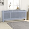 Radiator Cover Wooden Radiator Cover, Grey 205 cm,Grill Shelf Cabinet, Heater Covers Modern Radiators Shelf, Hallway Decorative Wall Cabinets for Living Room
