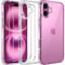 ivoler 3 in 1 Camera Cover for iPhone 16 6.1-Inch Case, 2 Pack Tempered Glass Screen Protector, Slim Soft TPU Shockproof Anti-Scratch Silicone - Clear