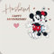 Disney Mickey Mouse & Minnie Mouse Husband Happy Anniversary Card