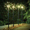 Taylor & Brown 4 Pack 160 LED Warm White Starburst Christmas Pathway Lights, Firework Path Decorations, Outdoor Garden Stake Lighting, 50cm Tall, Mains Powered