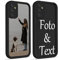 Xylota Personalisierte Handyhülle für Samsung Galaxy A14 4G/5G 6,6'', Personalisiert Hülle mit Selbst Gestalten Eigenem Bild Text Foto Schutzhülle, Individuelle Design Case für Samsung A14,Schwarz